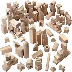 img 1 attached to 🏗️ HABA Stacking Blocks Starter - Premium Germany Building Toys for Creative Play
