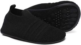 img 4 attached to HONCAN Lightweight Breathable Anti Slip HC22268Black23 Boys' Shoes
