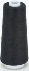 img 1 attached to Premium Black Overlock Thread with 3000-Yard Length: Coats Surelock Thread & Zippers