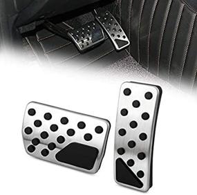img 3 attached to 🚘 High-Quality Gas Brake Pedal Cover Set for Jeep Grand Cherokee Dodge Durango 2011-2018