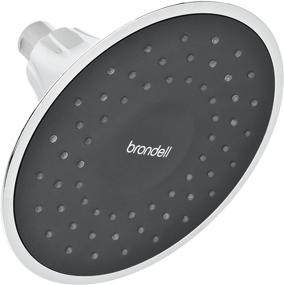img 1 attached to 🚿 VivaSpring Filtered Shower Head FSH25-CB: Chrome Finish, Obsidian Face, Wide Rain Spray, Soft Skin & Hair, 6-month Filter FF-15, Certified Filtration