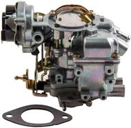 yf carter type carburetor: 1-barrel replacement for 1965-1985 ford bronco, fairmont, granada, econoline, f-series 4.9l, 4.1l, 3.3l engines - automatic vacuum choke included logo