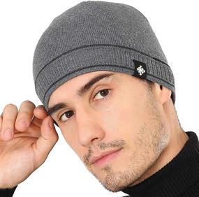 img 4 attached to 🧣 Warm Winter Beanie for Men & Women: DOANNOTIUM Skull Cap for Outdoor Sport