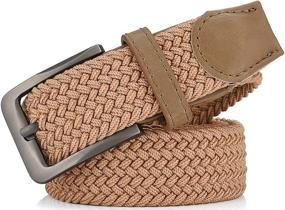 img 2 attached to Discover the Stylish Collection of Gallery Seven Woven Elastic Braided Men's Accessories!