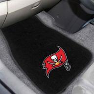 tampa bay buccaneers nfl car mat set - embroidered - 2 piece logo