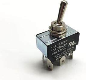 img 1 attached to GAMA Electronics 30 Amp DPDT Toggle Switch: Efficient On-On Functionality