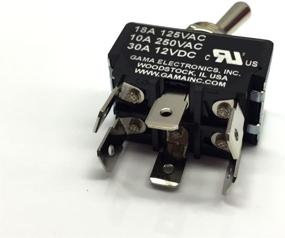 img 2 attached to GAMA Electronics 30 Amp DPDT Toggle Switch: Efficient On-On Functionality