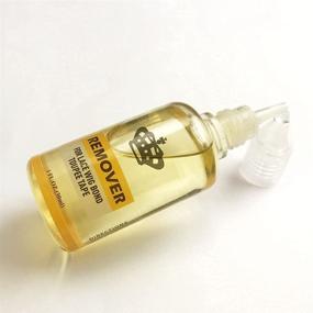 img 2 attached to Tape in Extension Remover: Quick & Gentle Hair Extensions, Wig, and Glue Remover - 1 Bottle Solution