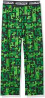 minecraft sleepwear for boys: pajama bottoms logo