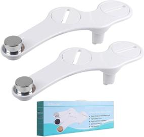 img 4 attached to 🚽 Enhance Hygiene & Comfort with 2-Pack Fresh Water Spray Bidet Toilet Attachment - Easy Install, Self-Cleaning Nozzle & Elegant Design