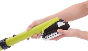 img 1 attached to 💧 Efficient Cleaning with Sun Joe 24V-PWSCRB-LTW Spin Scrubber Brush Kit: Includes 1.3-Ah Battery + Quick Charger