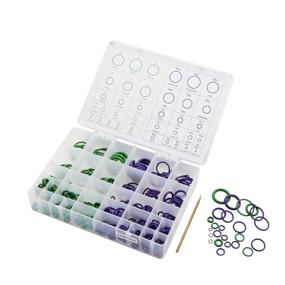 img 1 attached to 🔍 495-Piece SAE Metric O-Ring Kit with O-Ring Pick & Installation Tools - Rubber Washer O-Rings for A/C, Plumbing, Automotive (Green Purple)