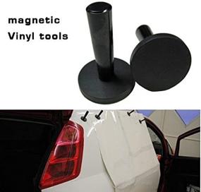 img 2 attached to JDMBESTBOY 6Pcs Vehicle Car Wrap Gripper Magnets Sign Making Graphic Vinyl Magnet Holder Professional Use