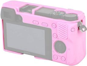 img 3 attached to 📷 Optimized Hood Case in Pink for Sony Alpha A6000 ILCE-6000 Digital Camera - Anti-Scratch, Soft Silicone Housing Protective Cover Skin