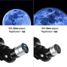 img 3 attached to 🔭 Premium Adults' Telescope Kit: 70mm Aperture, 400mm AZ Mount, Fully Multi-Coated Optics & Accessories - Ideal for Beginners!