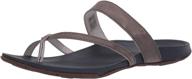 leather sandals for women: chaco's lost coast logo