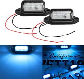 img 4 attached to LivTee Waterproof 12V License Plate LED Light Lights & Lighting Accessories