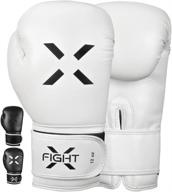 fightx boxing gloves for men & women mma heavy bag gloves for adults - lightweight punching bag gloves for training, sparring, kickboxing логотип