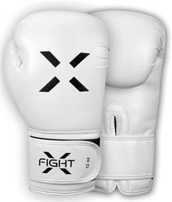 img 3 attached to FightX Boxing Gloves for Men & Women MMA Heavy Bag Gloves for Adults - Lightweight Punching Bag Gloves for Training, Sparring, Kickboxing