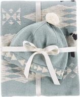 🐑 pendleton organic cotton knit baby blanket with beanie: luxurious sheep dreams set logo