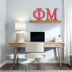 img 3 attached to 🔠 18-Inch Oversized Unfinished Wood Phi Letter by UNFINISHEDWOODCO