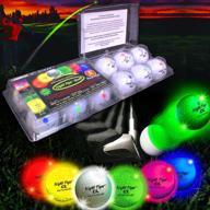 🌙 light up the night: night flyer lighted golf balls - get the 12 ball variety pack! logo