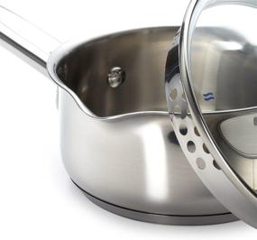 img 3 attached to WearEver A834S9 Cook and Strain Stainless 🍳 Steel Cookware Set 10-Piece - Premium Silver Collection