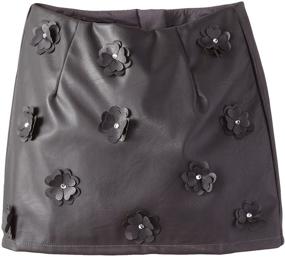 img 1 attached to Girls' Clothing - Kate 👗 Mack Skirt in Pleather for Girls