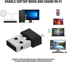 img 3 attached to 🔌 Rosewill USB WiFi Nano Adapter Dongle: N150 Wireless Speeds, Raspberry Pi/Pi 2 Compatible