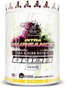 img 4 attached to Intra Surgance - Hydration Drink, BCAA Powder with EAA Amino Acids & Electrolyte Powder Plus Peak O2 Energy Powder for Endurance. Sugar Free, Fruit Fusion Flavor (30 Servings)