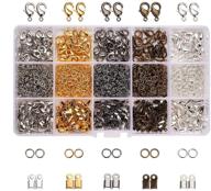 📿 ph pandahall 1800 pcs jewelry finding kits: cord ends, lobster claw clasps, jump rings for diy crafts - 24 styles/set logo