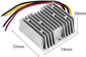 img 2 attached to BZONE Водонепроницаемый регулятор напряжения: снижающее постоянное напряжение для гольфкарт Club Car DC-DC (48V до 12V 20A)