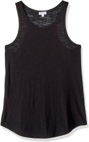 img 2 attached to Splendid Girls Little Basic Tank: Versatile Girls' Clothing for Stylish Tops, Tees & Blouses