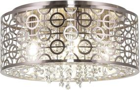 img 4 attached to Kira Home Brielle Chandelier Dimmable