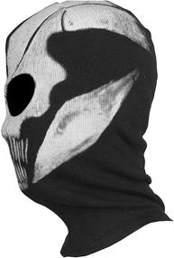 img 3 attached to 👻 Innturt Ghost Mask Balaclava Skull Hood: Fabric Edition