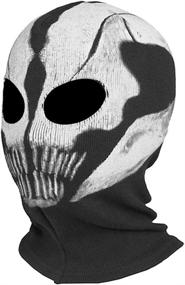 img 2 attached to 👻 Innturt Ghost Mask Balaclava Skull Hood: Fabric Edition