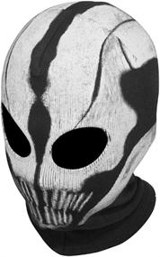 img 1 attached to 👻 Innturt Ghost Mask Balaclava Skull Hood: Fabric Edition