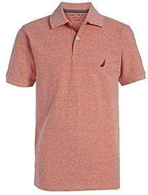 img 2 attached to Nautica Short Sleeve Heathered Ocean