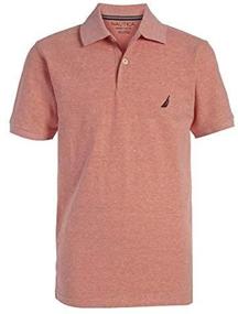 img 3 attached to Nautica Short Sleeve Heathered Ocean