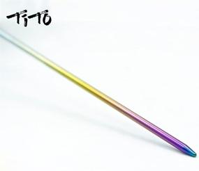 img 1 attached to 🏕️ TITO Titanium Shepherd's Hook Tent Stakes - Lightweight Rainbow Tent Pegs for Superior Stability (Pack of 6)