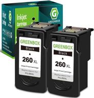 greenbox remanufactured replacement canon pg 260 logo