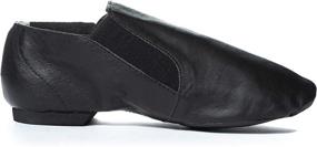 img 3 attached to 👢 Women's Leather Slip-On Jazz Boot T7602: Ankle-High Theatricals Shoes