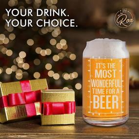 img 2 attached to 🍺 Beer Can Glass - The Ultimate Beer Time Festive Gift for Men and Women