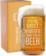 🍺 beer can glass - the ultimate beer time festive gift for men and women logo