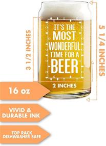 img 3 attached to 🍺 Beer Can Glass - The Ultimate Beer Time Festive Gift for Men and Women