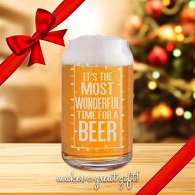 img 1 attached to 🍺 Beer Can Glass - The Ultimate Beer Time Festive Gift for Men and Women