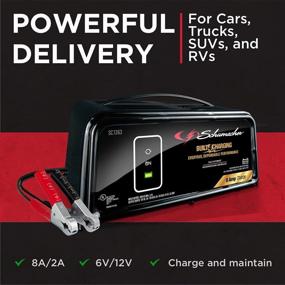 img 2 attached to 🔋 Enhanced Schumacher 8 Amp Battery Charger: Fully Automatic, Maintainer, and Auto Desulfator for Cars, Trucks, SUVs, RV Batteries
