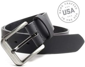 img 2 attached to 🔥 Enhance Your Style with Smoky Mountain Black Belt II for Men - Premium Accessories