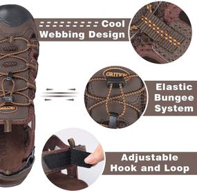 img 2 attached to 👞 GRITION Mens Sandals YY2006BF: Stylish and Supportive 42EU Men's Shoes for Athletic Activities