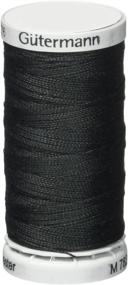 img 1 attached to 🧵 Gutermann 724033000: Exceptional Strength Black Polyester Upholstery Thread - 100m/109yd